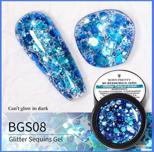 GLITTER LUMINOSO EFECTO REFLECTIVO BGS08